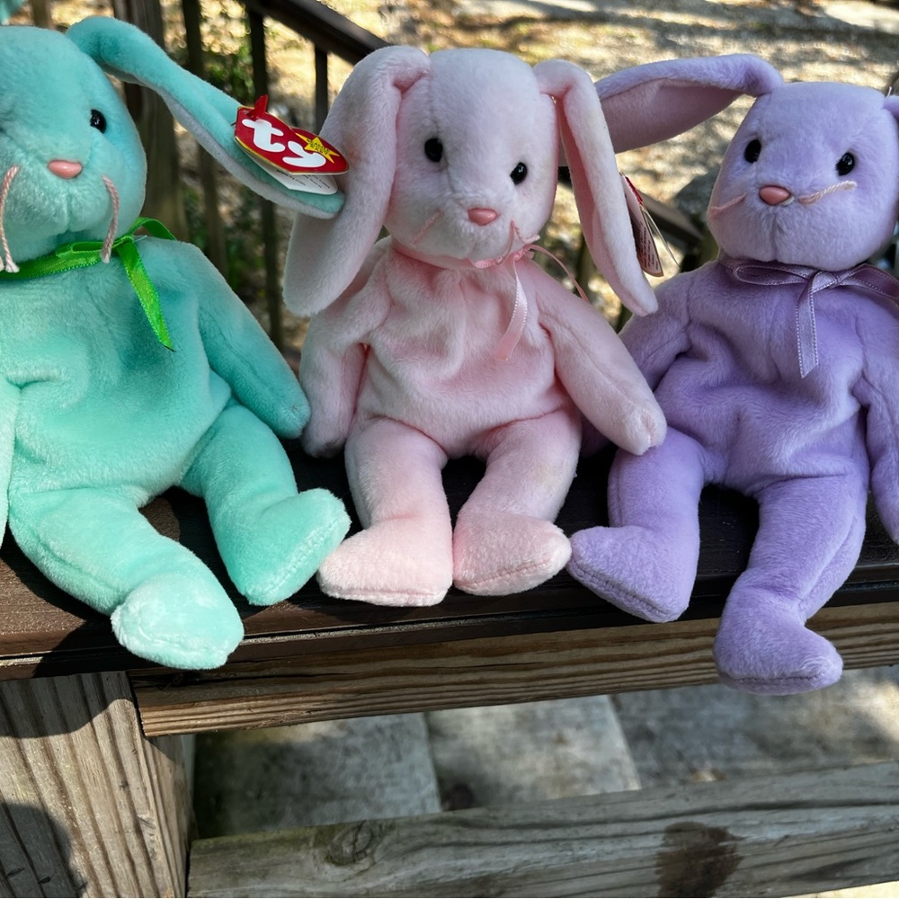 TY Beanie Baby Bunnies RARE